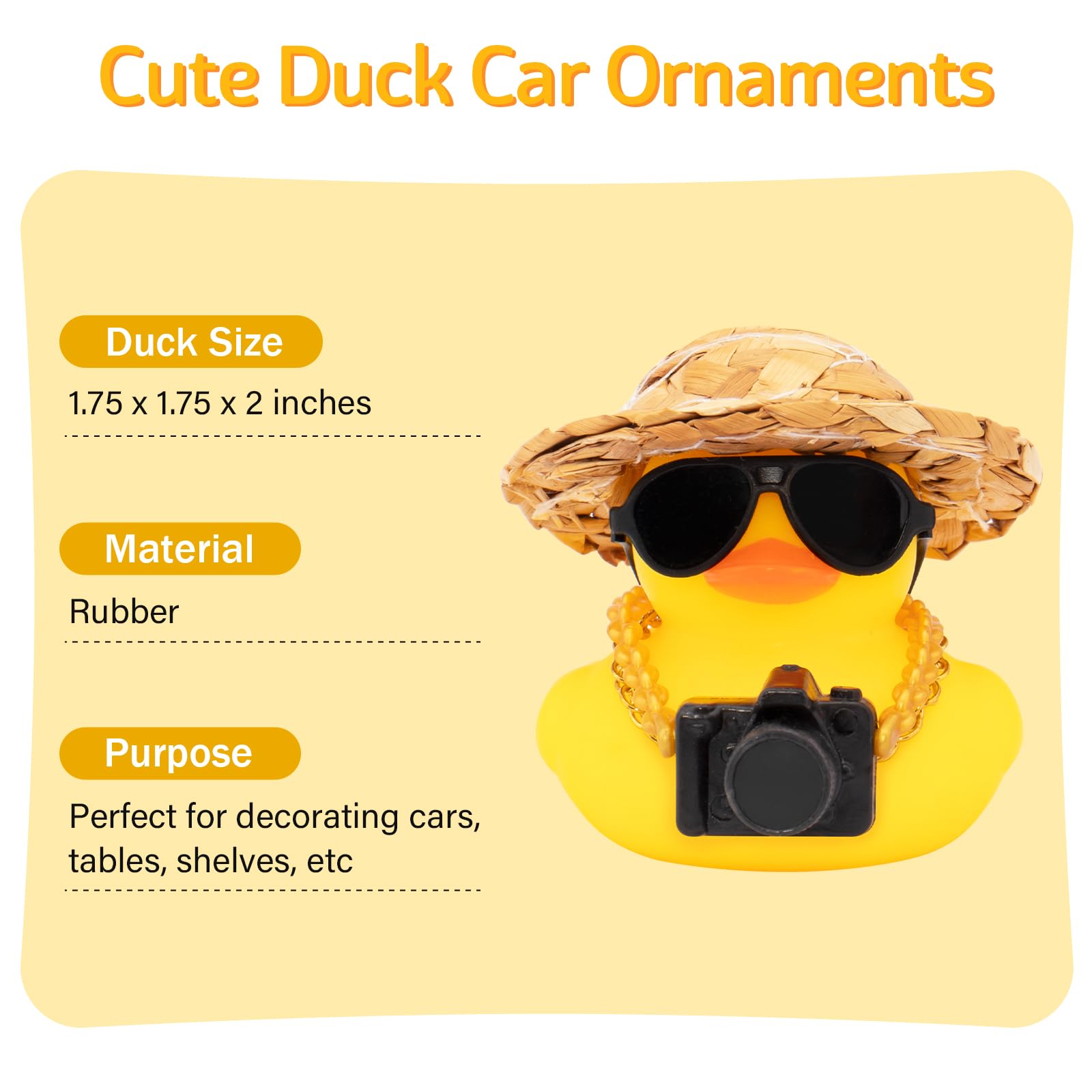 10-100pcs Car Decorations Rubb - Rubber Duck Bath recensione e prezzo