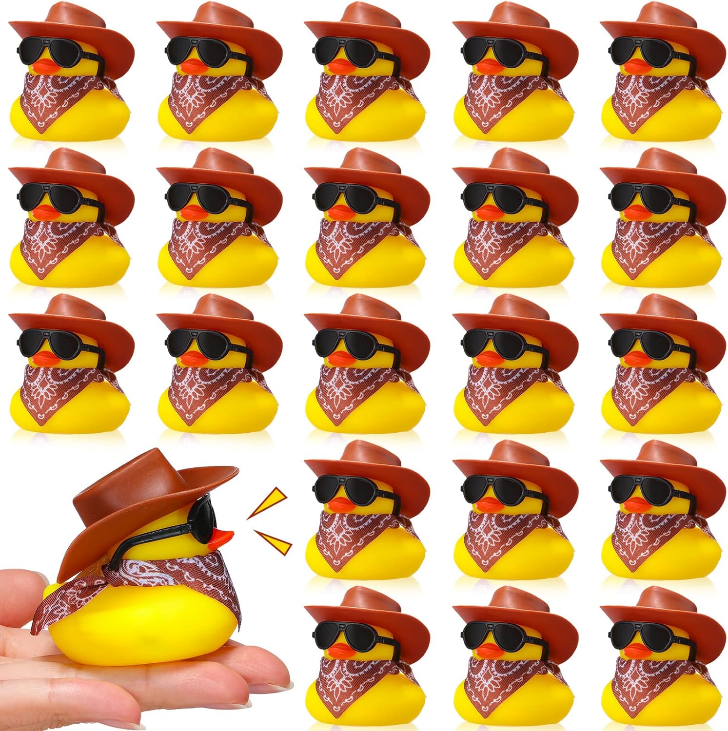 6/12/24/48 Set Cowboy Rubber D - Rubber Duck Bath recensione e prezzo