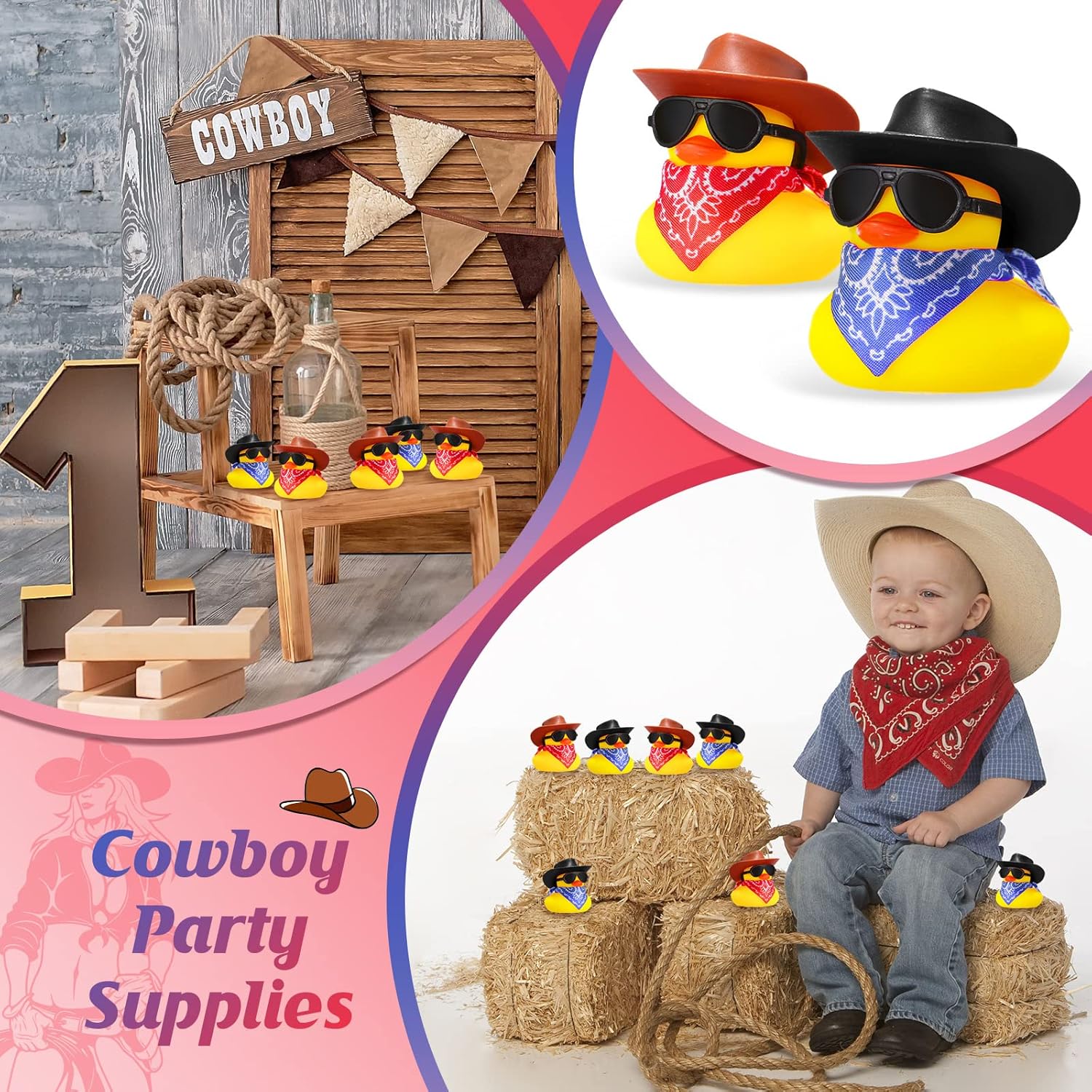 6/12/24/48 Set Cowboy Rubber D - Rubber Duck Bath recensione e prezzo