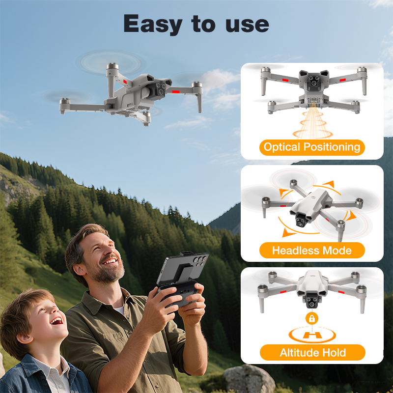 2026 Hot L017 Pro Drone Brushl - Kids Toys Helicopter recensione e prezzo