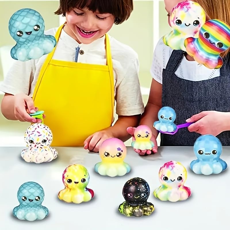 6/12PCS Octopus Slow Squishy T - Kids Toys Basket recensione e prezzo