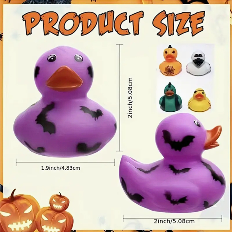 4PCS Halloween Rubber Ducks, 2 - Rubber Duck Bath recensione e prezzo