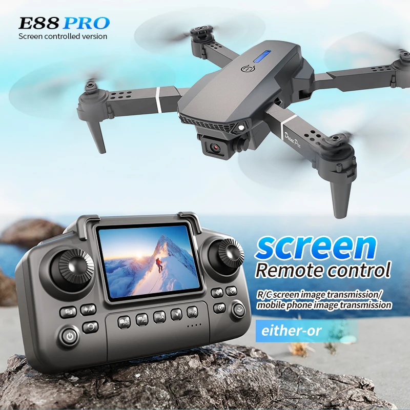 E88 PRO Drone with screen 4K H - Kids Toys Helicopter recensione e prezzo