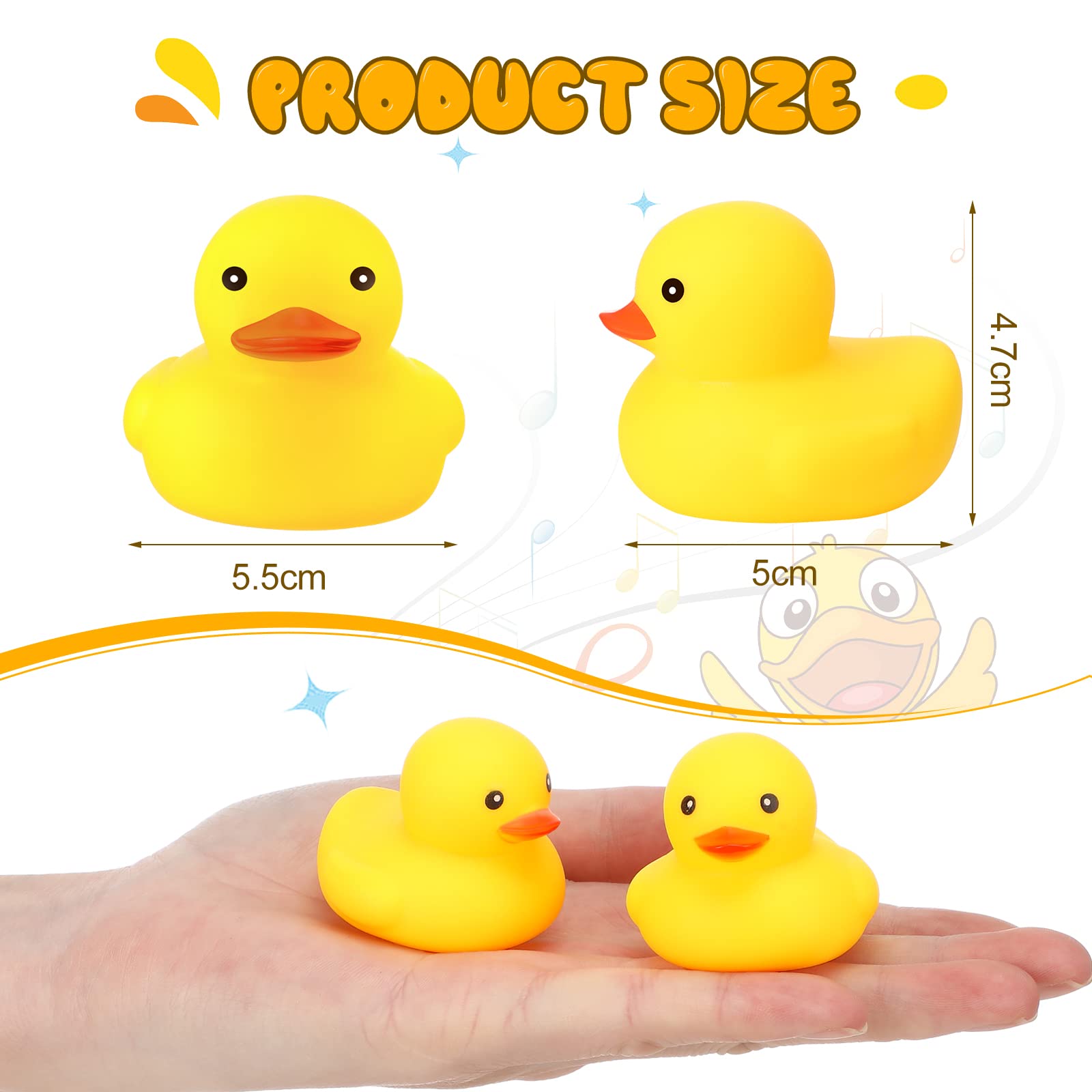 10-100pcs Colourful Rubber Duc - Rubber Duck Bath recensione e prezzo